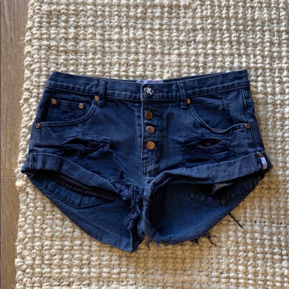 One Teaspoon Denim Shorts